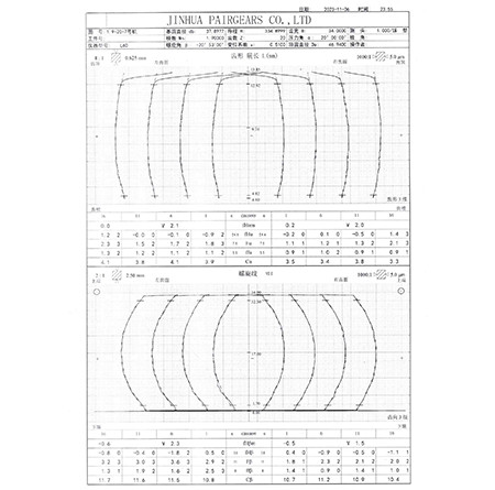 gear test report