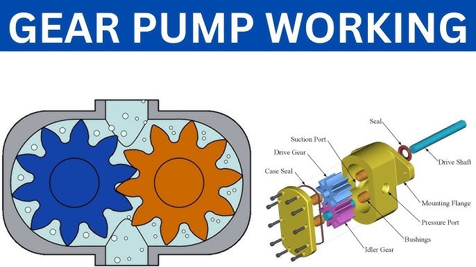 Fuel gear Pumps working