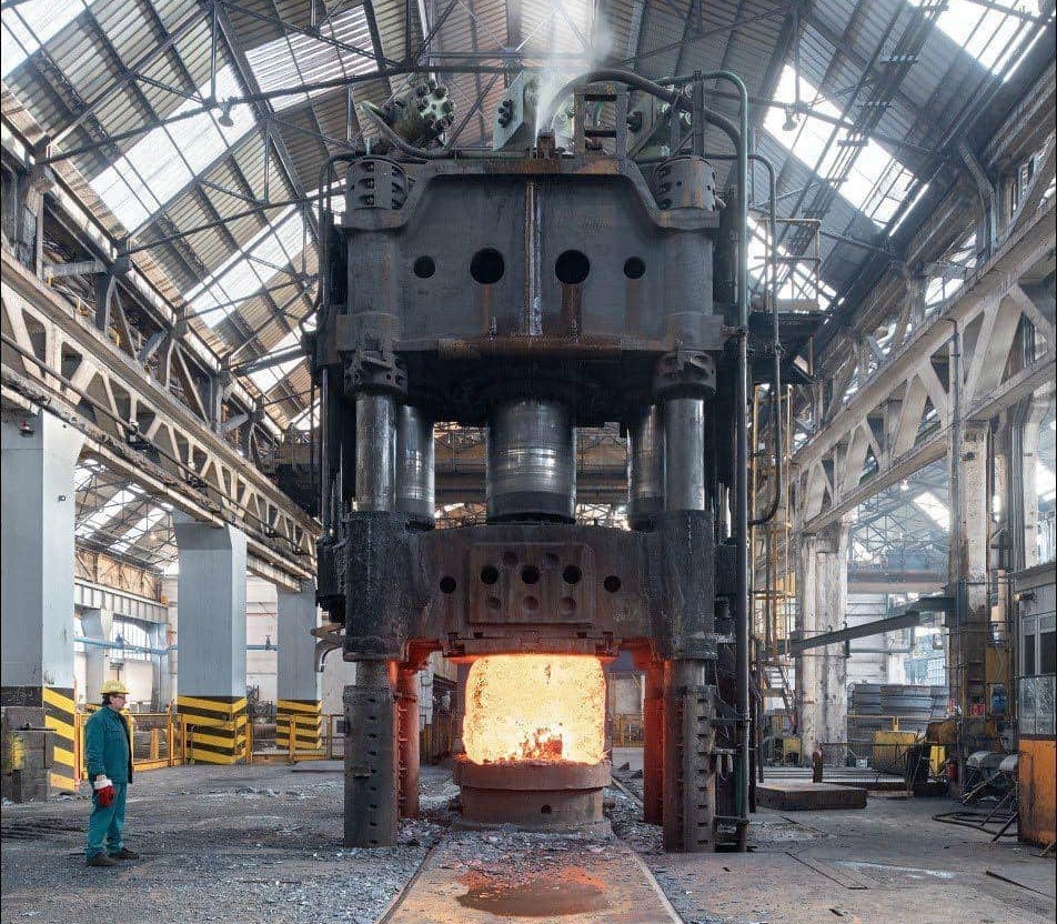Hot forging