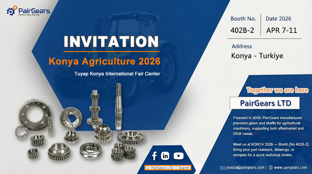 PairGears na Konya Agriculture 2026 | Estande 402B-2